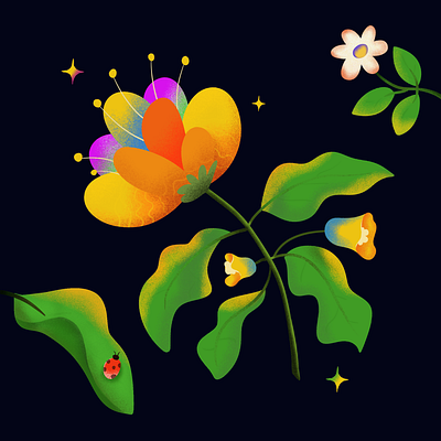 When Flowers Bloom flowers illustration illustrator