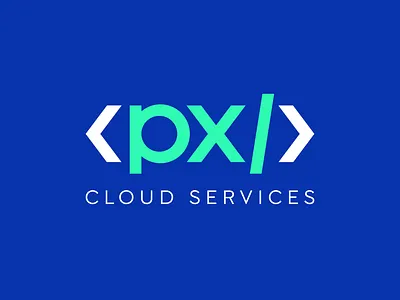PXL Logo agency brand identity branding cloud code icon logo logo design logomark logotype programming software development tech web development