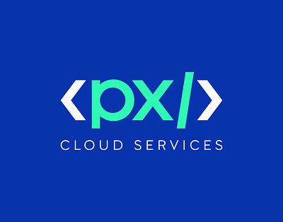 PXL Logo agency brand identity branding cloud code icon logo logo design logomark logotype programming software development tech web development