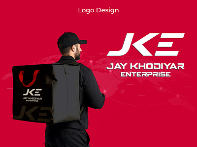 Jay Khodiyar Enterprise - Courier Service Logo cargo cargo logo cargo service courier courier logo courier service delivery delivery logo delivery service logistic logistic logo logistic service transport transport logo transport service