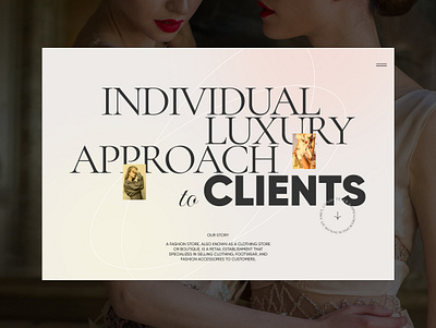 Atelier for a fashion designer atelier branding clients design fashion luxury typography ui ux website