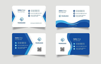 Business Card Template business card design graphic design vector