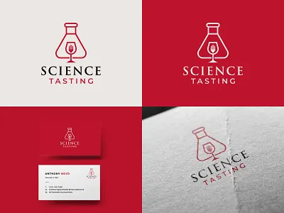Creative Food Logo Design for a Science Tasting Restaurant brand identity design branding creative logo food food and science food logo graphic design innovative logo logo logo design logo designer logos modern logo restaurant restaurant branding restaurant logo science tasting science tasting logo tasting logo unique logo