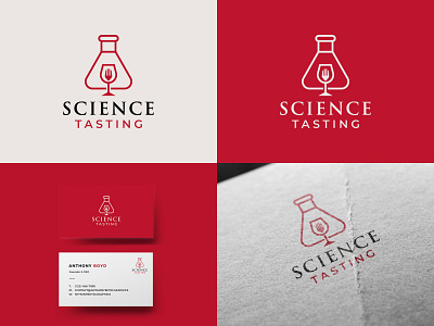 Creative Food Logo Design for a Science Tasting Restaurant brand identity design branding creative logo food food and science food logo graphic design innovative logo logo logo design logo designer logos modern logo restaurant restaurant branding restaurant logo science tasting science tasting logo tasting logo unique logo