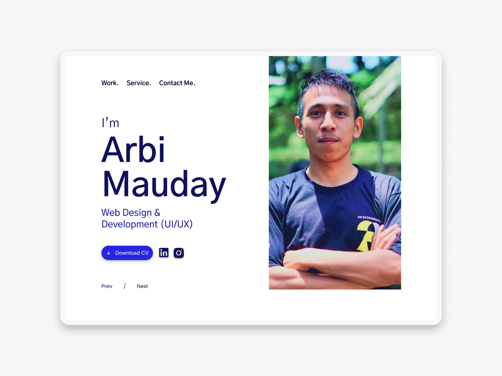 Hero Profile - UI/UX by Hey Arbi on Dribbble