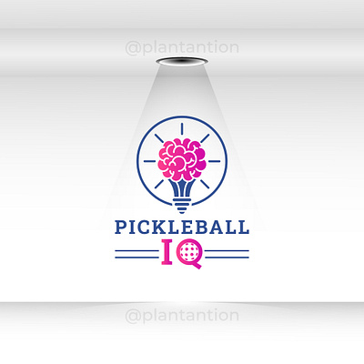 Pickleball IQ graphic design logo