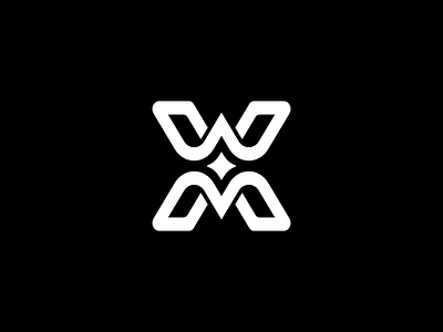 Letter MW WM X Star Logo branding branition geometric graphic design isometric letter letter mw letter wm letter x logoground logoinspiration logoku logopond monogram monoline mw proffartline scalebranding wm x