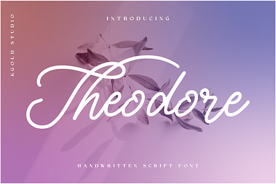 Theodore - Handwritten Script font classic script font elegant handwriting font handwritten vintage font nostalgic script typeface retro calligraphy typeface romantic script typeface valentine vintage wedding font