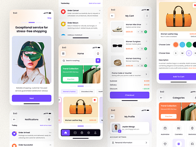 Ecommerce Mobile App Design app clothing app design veli e commerce e commerce app ecommerce ecommerce app fashion app fashion brand marketplace minimal mobile app online store product design shop app store trendy ui ux