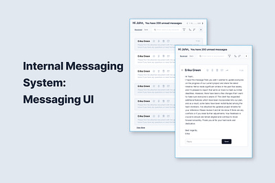 Internal Messaging System: Web App UI/UX chat app ui chat app uiux chat web app message message app design message app uiux message system ui message web app messaging system ui web app web app ui web app uiux