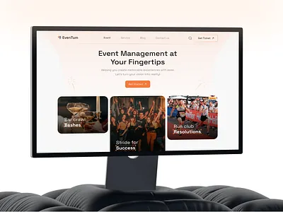 Event Management Software Website airbnb booking concert event event agency event landing page event management event organizer event platform events landing page meetup online event party schedule ticket ui ux website