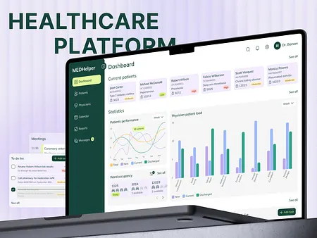 Browse thousands of Hospital Management System UI Design images for ...