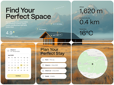 Booking Platform UI airbnb booking booking platform booking service platform design property real estate real estate booking reservation saas travel travel booking ui ux user interface vacation webdesign website design