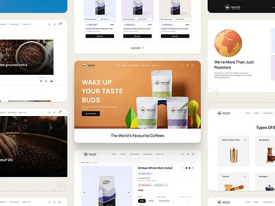 Website design <>Navio Coffee 6july branding design graphic design illustration logo productdesign sixjuly ui uiux userexperience userinterface ux website websitedesign