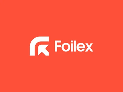 Foilex - Brand Logo agency bold brand creative icon dynamic geomtric innovative logo logo design minimalistic modern rixlab target tech driven