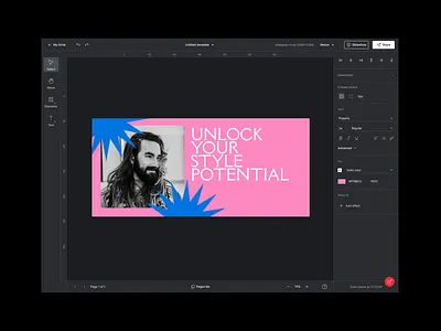 dragNdrop design platform ✦ Design tool capabilities animation branding customizing design editor interaction microinteraction motion motion design social media template tool ui design