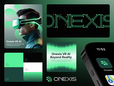 ONEXIS - VR AI Brand Identity ai brand guidelines ai branding ai design ai logo animation artificial intelligence brand guidelines brand identity branding emura studio graphic design logo motion design motion graphics virtual virtual reality virtual reality branding visual identity vr ai vr brand guidelines