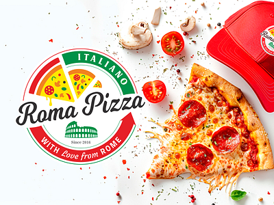 Roma Pizza — logo and identity design