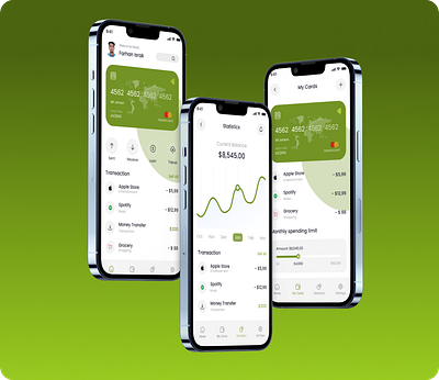 Free banking mobile app design☢ ui