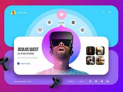 Oculus Home screen design Web #ui #figma branding dashboard design figma figma development graphic design illustration logo logo design modern logo motion graphics screen simple logo ui web web design web design in figma