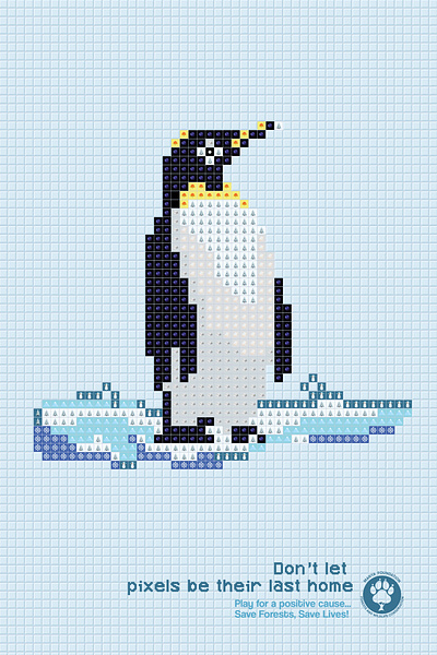 Pixel Art bird craxinno craxinnotechnologies design figma design graphic design illustration penguin pixel pixel art pixel design pixels save animals save birds save earth save forest software development ui