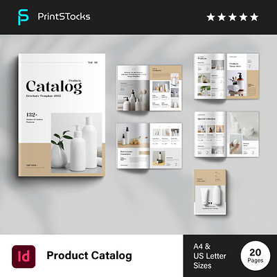 Catalog Brochure Template annual report branding brochure brochure design business catalog catalog brochure corporate creative proposal design flyer garphic design layout list minimal print product catalog product list report template