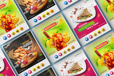 Restaurant Poster Design branding graphic design motion graphics