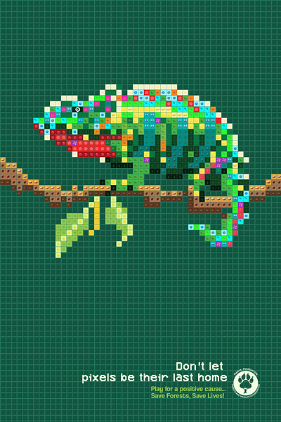 Pixel Art animal bird craxinno craxinnotechnologies design figma design graphic design green pixel pixel art pixel design pixels save animal save birds save earth save forest software development ui