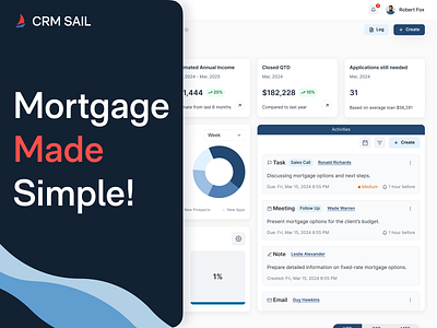 CRM Design UX design UI design Web app crm crm design graphic design ios design logo mobile app mobile app design mortgage mortgage design app ui design ux design uxui web app web app design