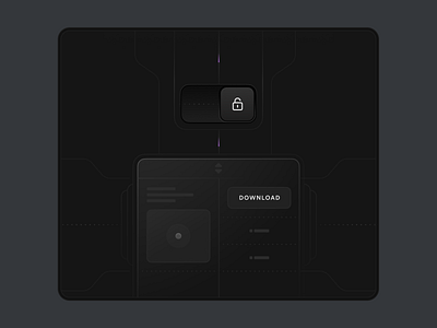 Unlock – Illustration branding clean dark dark mode dark theme design illustration minimal ui ui design unlock ux ux design web design