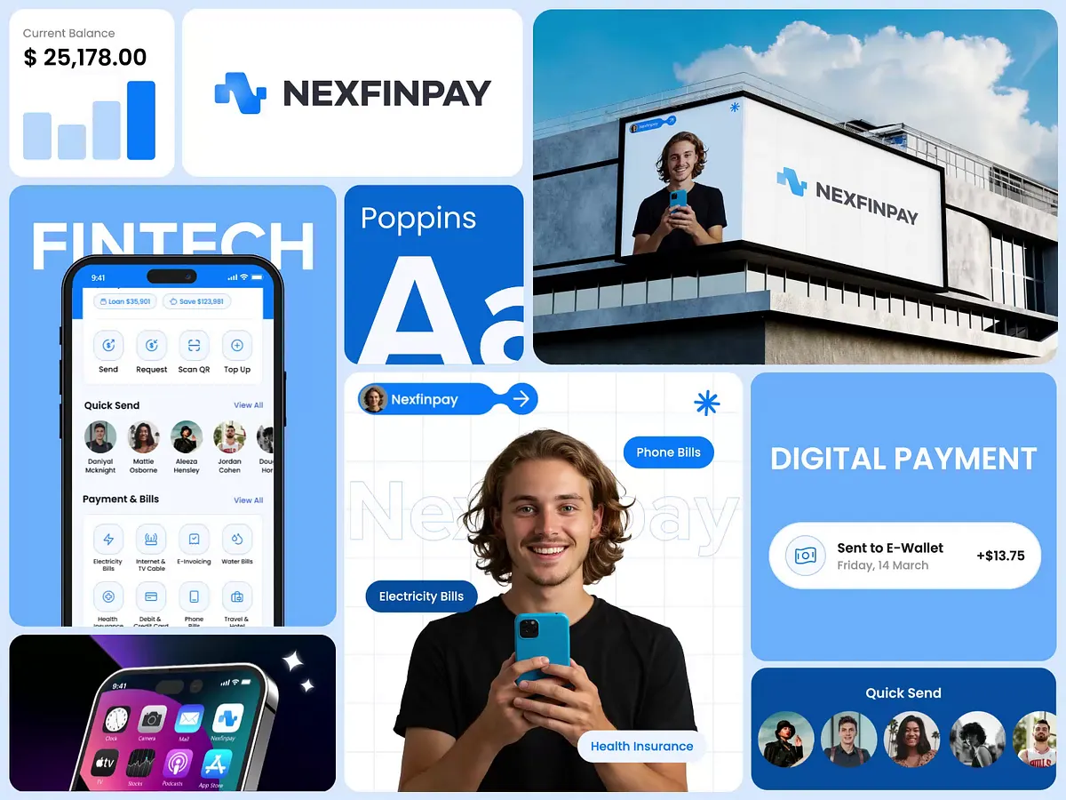Fintech App Concept designs, themes, templates and downloadable graphic ...