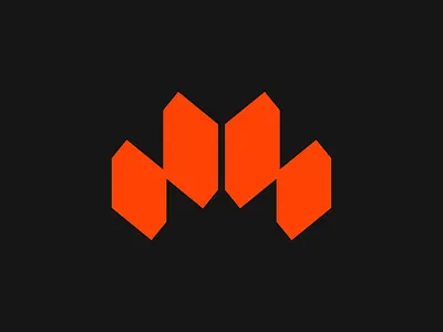 M & Fist branding energy fist hand lettermark logo design m m letter m logo monogram strong tiger wild