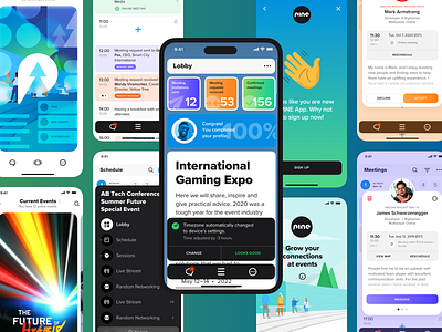 PINE App mobile app design pine pine events