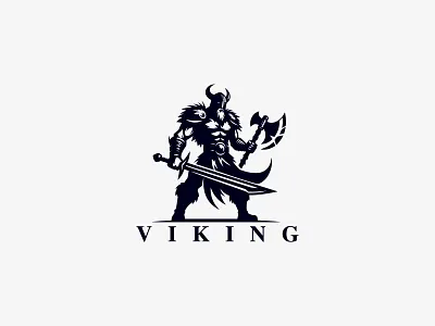 Viking Logo branding design game graphic design illustration logo norse logo strong strong viking logo ui ux vector viking viking boat logo viking logo viking logo design viking warrior vikings warrior logo