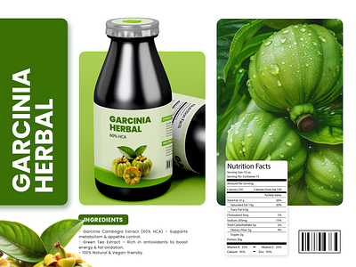 Herbal Bottle Syrup Product Mockup bottle branding design garcinia herbal medicine mockup product syrup ui vitamins