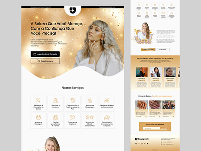 Beauty Website UI UX Design beauty landing page beauty product web beauty website facial website ui health care website landing page ui ux design salon landing page salon website spa landing page spa website ui ux design web ui for beauty web ui for salon