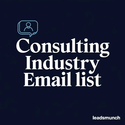 Consulting Industry Email List, Sale Leads Database consulting industry email list