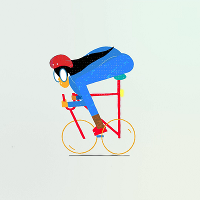 Bicycle Animation 2d animation after effect after effects animation bicycle animation illustration motion design motion graphics