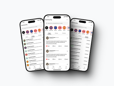 Saturn Sports - A Sport Community App app branding job logo ui uiux uiuxjob ux website