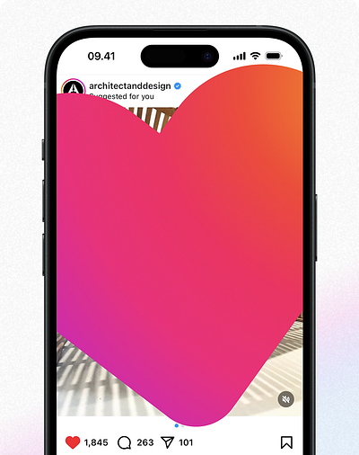 💗 Instagram's Growing Heart app design product design product designer ui uxdesign