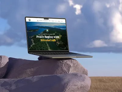 Promoting BitcoinCash for Change bitcoin bitcoincash community crypto crypto inspiration engagement freedom government landing page peace ui ux web design