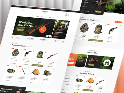 Zaiuntor – Hunting & Fishing Gear Website e commercewebsitetemplate figma design landing page minimal design nocodedevelopment onlinestorewebsitetemplate responsive design storewebsitetemplate template design uiux uiuxdesign user experience web devolopment webdesign webflow template webflowecommercetemplate website website concept website designe website theme