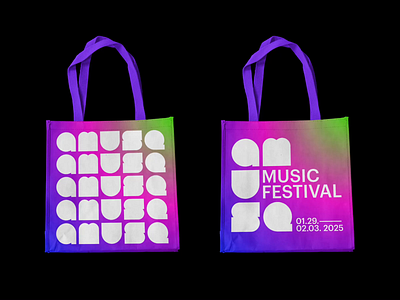 Amuse Identity app brand branding colorful festival festival bracelet festival identity graphic design identity letering logo logo mark logotype monogram music music festival poster tote bag tshirt wordmark