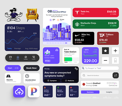 Various Design Systems design flat graphic design ios minimal ui