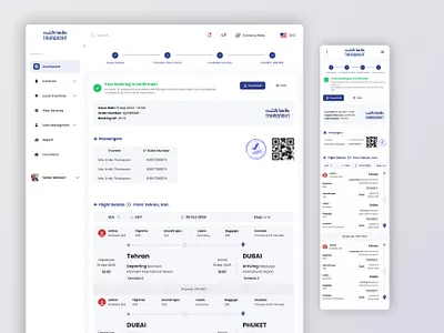 Ticketing admin booking design flight tickets ui ux website