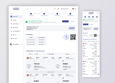 Ticketing admin booking design flight tickets ui ux website