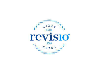 Minimalist logo design for Revisio, an accounting firm accounting firm logo badge logo brand design branding business creative finance logo graphic design logo minimal minimal logo numbers simple