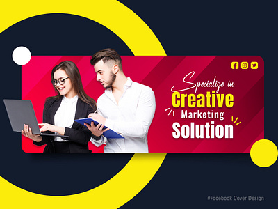 Creative Marketing Solution branding facebook cover graphic design graphicmania logo motion graphics social media ads