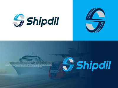 Shipdil – Modern Logistics & Transportation Logo for Shipping brand identity branding fast delivery service logo logistics and supply chain logo logistics company logo logo minimalist logo s logo design shipping and transport logo transportation business logo