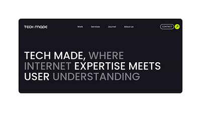 Techmade project team ui uk user experience user interface ux website